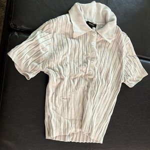 white crop top forever 21